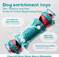 Bols interactifs en acier inoxydable durables, étanches et portables, distributeur de friandises réglable, utilisation en extérieur, cadeau pour chiens