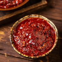 Red Oil Broad Bean Paste Authentic Light Salt Stir-Frying Special Fragrant Chili Sauce Sichuan Style 25kg Carton 12 Months Shelf
