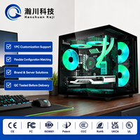 RX 6500 XT AI PC Ryzen 7 4700LE 16GB 512GB SSD Komputer Desktop Gaming yang Dapat Disesuaikan Grosir OEM Langsung dari Pabrik
