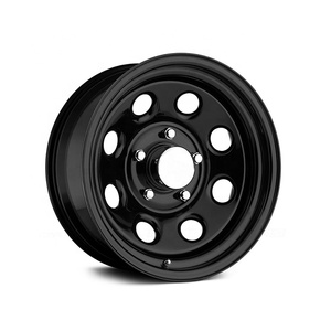 Export Série 4X4 véhicule tout-terrain 17X12 Jantes en acier noir mat 4x4 tout-terrain - Product Image 1