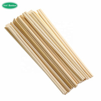 Baguettes jetables lisses 9 pouces Baguettes en bambou de qualité supérieure avec emballage en papier personnalisé