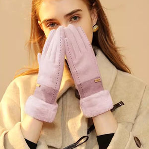 Mode personnalisé course à pied réchauffement dames mitaines <span class=keywords><strong>tactiles</strong></span> écran tactile laine hiver femmes <span class=keywords><strong>gants</strong></span> - Product Image 6