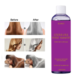 300ml deposito viola <span class=keywords><strong>Shampoo</strong></span> per capelli grigio argento Anti ottone rimuovere giallo toni sbiancati capelli tinti <span class=keywords><strong>Shampoo</strong></span> - Product Image 2
