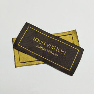 Bán buôn sang trọng tùy chỉnh thiết kế riêng dệt Damask logo cổ tag quần áo nhãn thiết kế riêng dệt Damask logo nhãn - Product Image 4