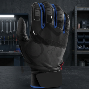 Guantes de Bateo de Béisbol de Cuero Negro de Alta Calidad, Ambidiestros, Ecológicos y Duraderos - Product Image 2