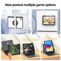 Kustom Pabrik casing iPad 10.2 inci dengan Keyboard Touchpad antarmuka USB baru Murah Harga bagus penutup dalam bahasa Jepang Inggris Italia