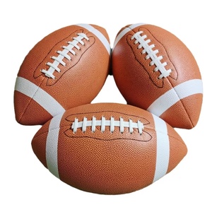 Ballon de rugby officiel personnalisé avec logo, taille 4, en PU/PVC, classique, durable, respirant, haute qualité, règles australiennes et américaines - Product Image 6
