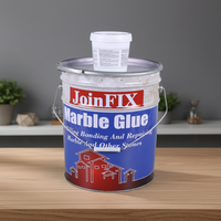 Adhésif double composant en polyuréthane transparent Join Fix pour la construction en marbre et granit