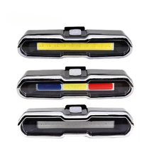 LED Warning USB Rechargeable Tail Light MTB Bike Parts Bright Rear Lamp Accessories
