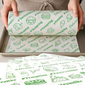 <b>Butter</b> <b>Paper</b> Printed Food Grade VEG Green 40 GSM - Product Image 3