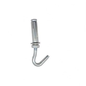Ancre à expansion en acier de haute qualité, plaquée zinc, type J, avec manchon de crochet M16 pour poteaux muraux et chevilles chimiques - Product Image 3
