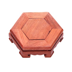 Chicken Wing Wood Square Teapot Stand Heat Insulating Base For Kung Fu <b>Tea</b> <b>Set</b> Afternoon <b>Tea</b> Use Dehua Origin - Product Image 5