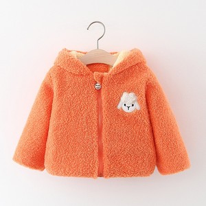Cappotto in pelliccia sintetica invernale per bambini giacche in pile per bambini capispalla principessa capispalla per ragazze abbigliamento caldo cappotti ispessiti con cerniera con cappuccio per ragazza - Product Image 6