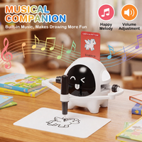 Robot de dessin intelligent pour enfants, ensemble de jouets éducatifs, âge 3-6 ans, matériau ABS, alimenté électriquement, unisexe