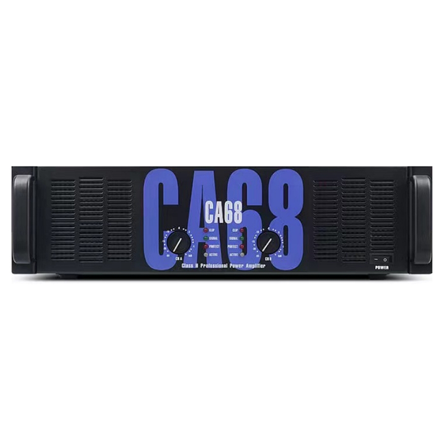 CA68 Secondary Power Supply Dual Channel 1700W 3U Power Amplifier KTV bar Stage Performance Amplifier Subwoofer Amplifier