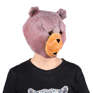 Máscara de Látex de Cara Completa de Animal Simulado (<span class=keywords><strong>Husky</strong></span>/Panda) para Fiestas de Halloween y Navidad, Material Ecológico - Product Image 4