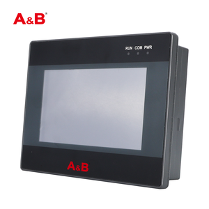 A & B 4.3inch <span class=keywords><strong>HMI</strong></span> màn hình cảm ứng Bảng điều chỉnh <span class=keywords><strong>PLC</strong></span> tất cả trong một Analog nhiệt độ độ ẩm lập trình logic máy nén điều khiển - Product Image 3