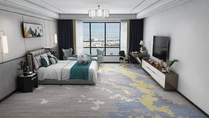 Tapis Axminster sur mesure pour projets de revêtements de sol de luxe pour hôtels et commerces - Product Image 3