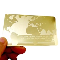 Échantillon Gratuit Personnalisé Carte NFC en Acier Inoxydable Nom Métal Cadeau Garantie Membre Puce RFID Personnalisée Cartes de Visite NFC