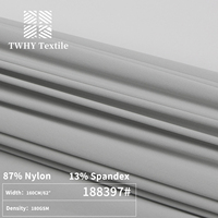 Gecertificeerd nylon-spandex gebreid textiel van een textielproductiebedrijf, comfortabel, ademend, geschikt voor dames T-shirts en tops.