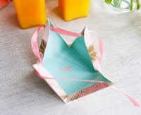 Boîte cadeau en papier bleu et rose, faveurs de baby shower, bonbons/sucreries pour fête d'anniversaire, événement