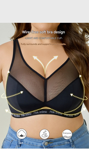 Soutiens-gorge pour femmes grandes tailles qui font apparaître les gros seins <span class=keywords><strong>plus</strong></span> petits, empêchent le relâchement, offrent un soutien et un ajustement et sont fins - Product Image 5