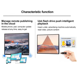 Formato personalizzato rotondo quadrato Lcd Smart Advertising schermo Hd 4K annunci lettore multimediale montaggio a parete appesa Digital Signage e display - Product Image 5