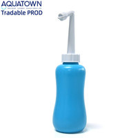 Bouteille de toilette portable rétractable écologique pour voyage personnel, avec buse de lavage intime, idéale pour bébé et salle de bain – Meilleure vente