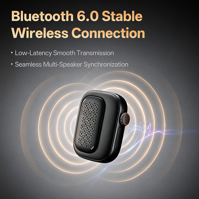 ODM Portable Mini Blue Tooth Speaker with Clip Hands Free Call, IP69 Waterproof, 20H Playtime, 1+N Function