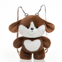 Sac à dos en peluche d'animal de dessin animé, jouets mignons, peluche super douce, sac en peluche pour enfants, cadeau de poupée