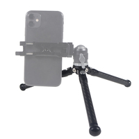 Mini trépied Portable léger en Fiber de carbone 1/4 support de lumière pour OSMO 360 téléphone SLR caméras d'action Selfie support en direct
