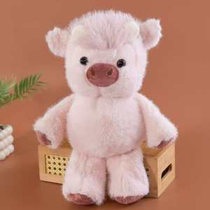 Set di Peluche Morbidi della <span class=keywords><strong>Serie</strong></span> Running: Simpatici Giocattoli a Forma di Elefante, <span class=keywords><strong>Panda</strong></span>, Maialino, Mucca, Volpe - Regalo di Compleanno per Bambini - Product Image 3