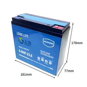 แบตเตอรี่ตะกั่วกรด 6-Dmf-24 12V 23.8Ah สำหรับยานยนต์ไฟฟ้า ชนิด VRLA ประสิทธิภาพเสถียร - Product Image 2