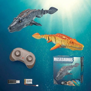 LONGXI - Juguetes de Dinosaurio Mosasaurio con Control Remoto para Niños 2023, Juguetes de Simulación de Dinosaurios con Control Remoto de 2.4G y 4 Canales, Robot - Product Image 6