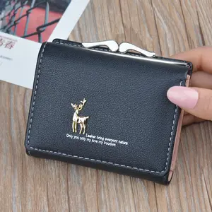 The Best selling Ladies Purse Lovely Mini Wallet&Holders Women Deer Printing Cheap Wallet For Girls