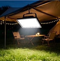 Lampu Camping LED Portabel, Lampu Darurat dengan Pengait Magnetik, Lampu Kerja, Power Bank untuk Memancing di Luar Ruangan, Pasar Malam