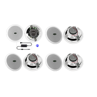 Haut-parleur de plafond intelligent actif, haut-parleur de plafond sans fil à 4 canaux, 4x10W, 40W, bluetooth, 2023, haute qualité, bon prix