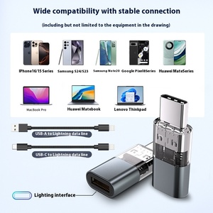 Bán buôn điều kiện mới sạc truyền dữ liệu AP chuyển đổi Loại C connecter AP để Loại-C OTG <span class=keywords><strong>Adapter</strong></span> USB C để USB <span class=keywords><strong>Adapter</strong></span> - Product Image 5