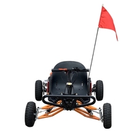Kart tout-terrain YLA pas cher 63cc avec suspension à amortisseurs, moteur essence 2 temps, démarrage par lanceur, pour sillonner le sable