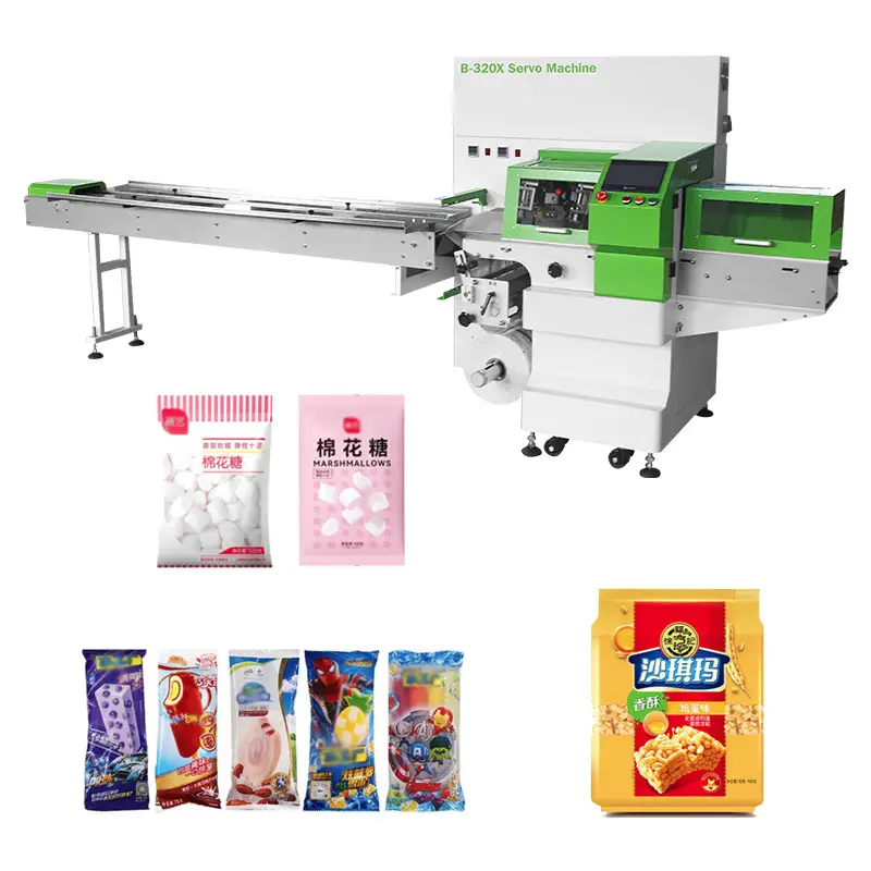 Sac à glace crème glacée cuillère glace bonbons Pop Stick gaufrier Machine à emballer