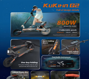 Scooter KuKirin 29nm de 15Ah para Adultos, Plegable, con Neumáticos Impermeables, para Montaña, J15/AP20, Disponible en Almacenes de la UE y el Reino Unido - Product Image 2