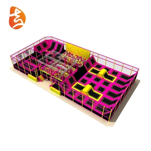 Trampoline Commercial pour enfants, appareil d'intérieur, pour adultes, fabrication, loisirs, parcs de vente, Course <span class=keywords><strong>Ninja</strong></span> - Product Image 2