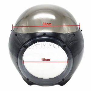 Parabrisas delantero <span class=keywords><strong>Universal</strong></span> Retro para motocicleta, carenados para Harley Sportster bobber chopper - Product Image 6