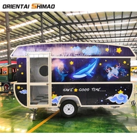 Divan — camping-car churos en acier inoxydable, remorque alimentaire vintage, camping-car multi-fonction mobile, salle à manger, voiture
