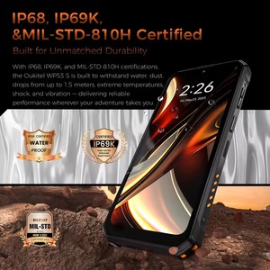 สำหรับ WP53 S โทรศัพท์มือถือสุดทนทาน Octa Core IP68 ลำโพงเสียงดัง 128dB แบตเตอรี่ 11000mAh ชาร์จเร็ว 18W หน่วยความจำ 16(4+12)GB ความจุ 128GB แรงทรงพลัง - Product Image 6