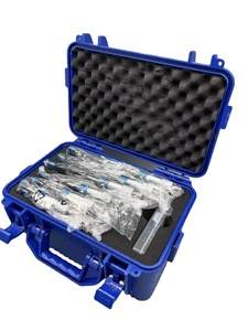 高品質外部マイクロメーターセット黒/青プラスチックボックスパッキング6個マイクロメーターセット0-150mmアーチフレームマイクロメーター - Product Image 2