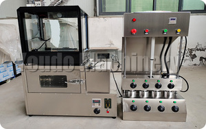 Fabricants chauds, tasse à café comestible bon marché, moulage de gaufres et fabrication de cône de Pizza pratique, ligne de Production à vendre - Product Image 3