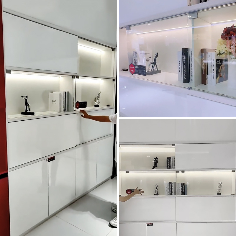 cabinet aluminium door slider