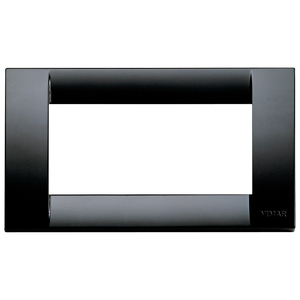 Profil en plastique classique 4M Black Plate, longueur 14,5 pouces, largeur 8 pouces, hauteur 0,9 pouce - Product Image 1