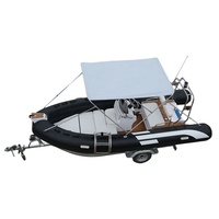 Bateau de mer gonflable CE 4.8m avec Console centrale de remorque bateaux côtelés à vendre